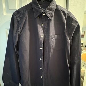 American Eagle Outfitters Navy Classic Oxford Fit Shirt